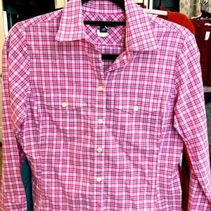 Banana Republic Pink Button Down- Lightweight
